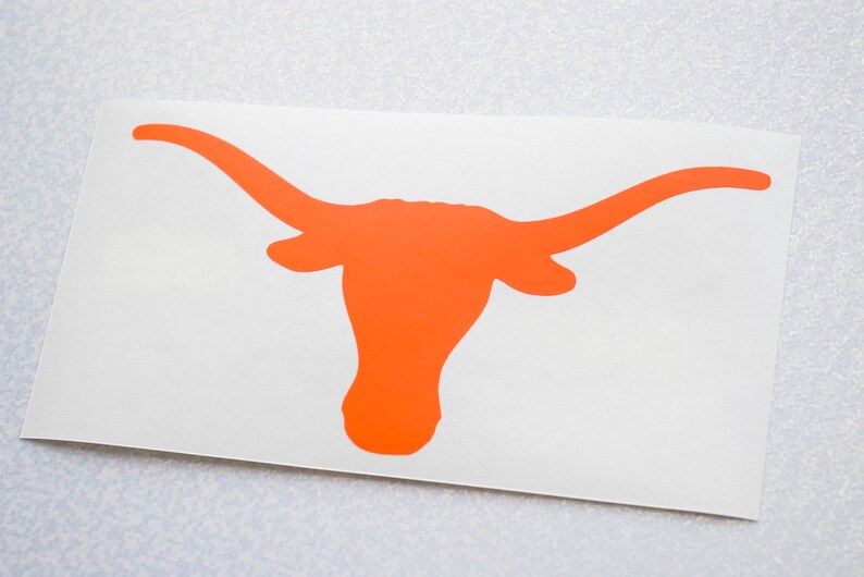 car stickers laptop decals Texas longhorns decal trackpad sticker cornhole decals macbook decal wall decal longhorns uni sticker