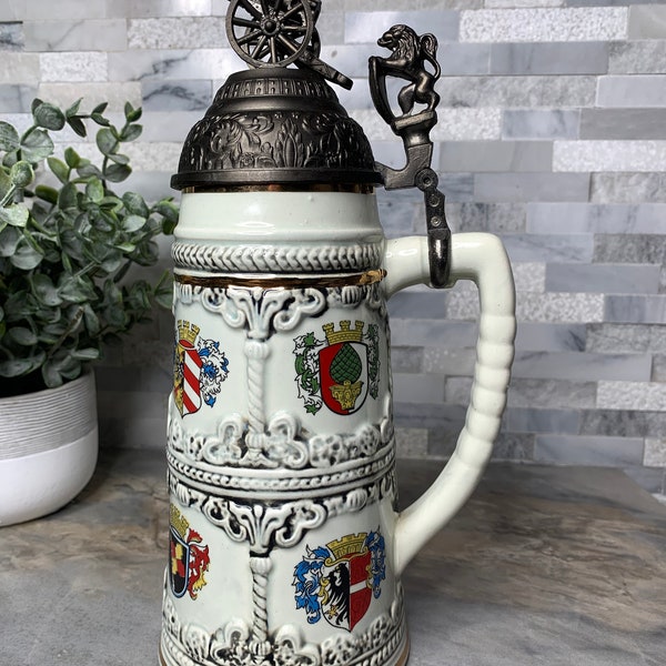 Ceramic Beer Stein Etsy