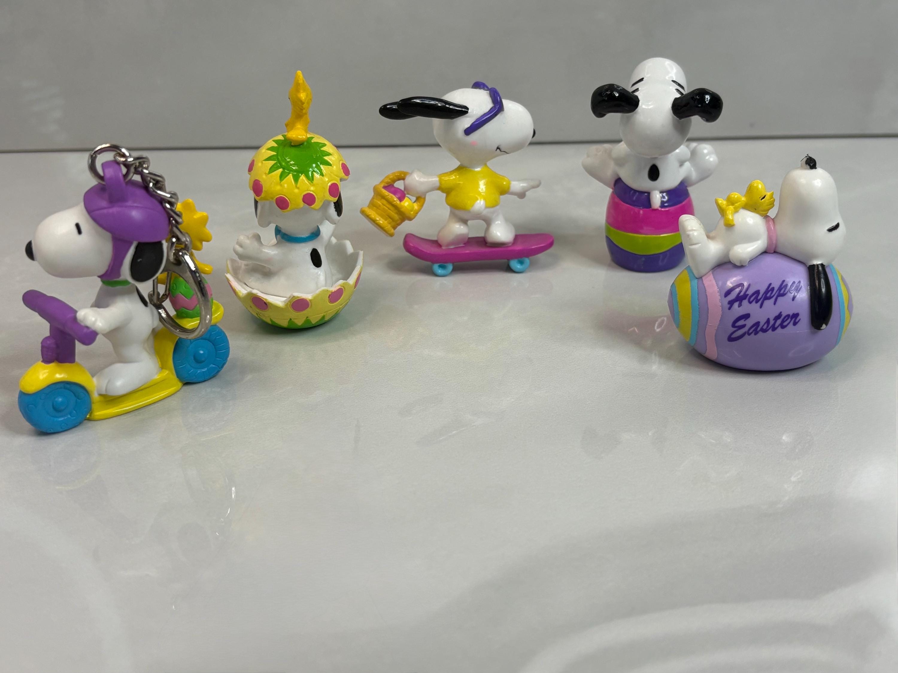 ヴィンテージ イースター スヌーピー フィギュアセット – PVC