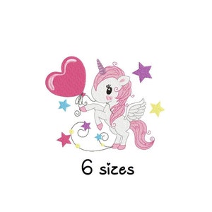 Unicorn embroidery design Baby embroidery design machine  newborn embroidery pattern file instant downloa baby fill stitch Magical design