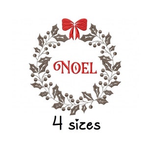 Noel Frame embroidery design, Holiday embroidery design machine, Santa Claus embroidery pattern,file instant download,christmas design