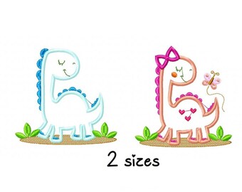 Dino Applique embroidery design, Baby embroidery design machine, Kids embroidery pattern file, instant download, baby applique, baby design