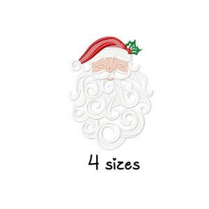 Santa Claus embroidery design, Christmas embroidery design machine, Kids embroidery pattern, file instant download, Holiday embroidery