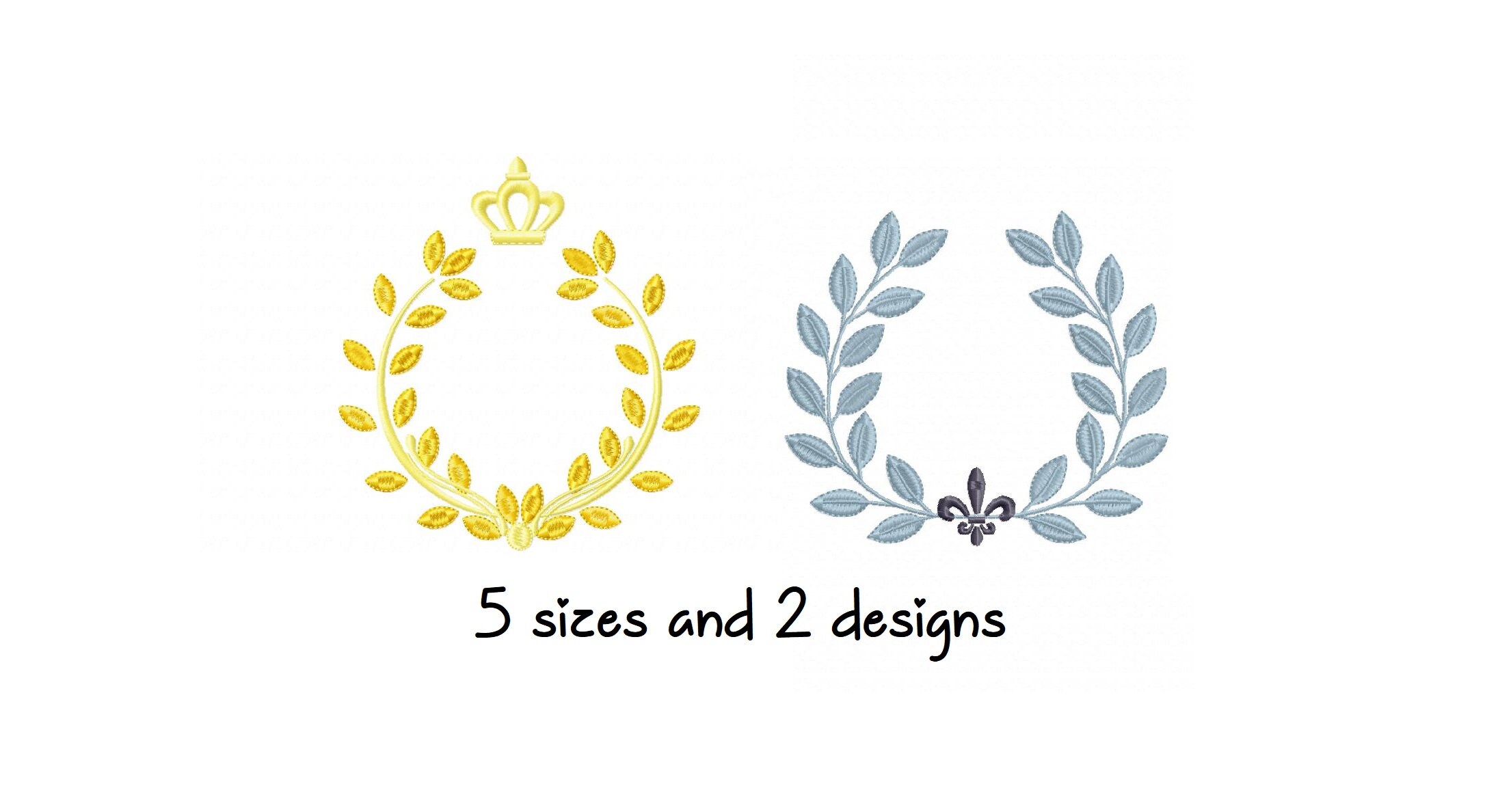 2 Frames Embroidery Design Frames Embroidery Design Machine Etsy