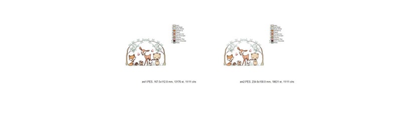 May include: A cute illustration of a deer, fox, squirrel, and bear standing under a tree with hearts floating around them. The animals are all smiling and looking happy.