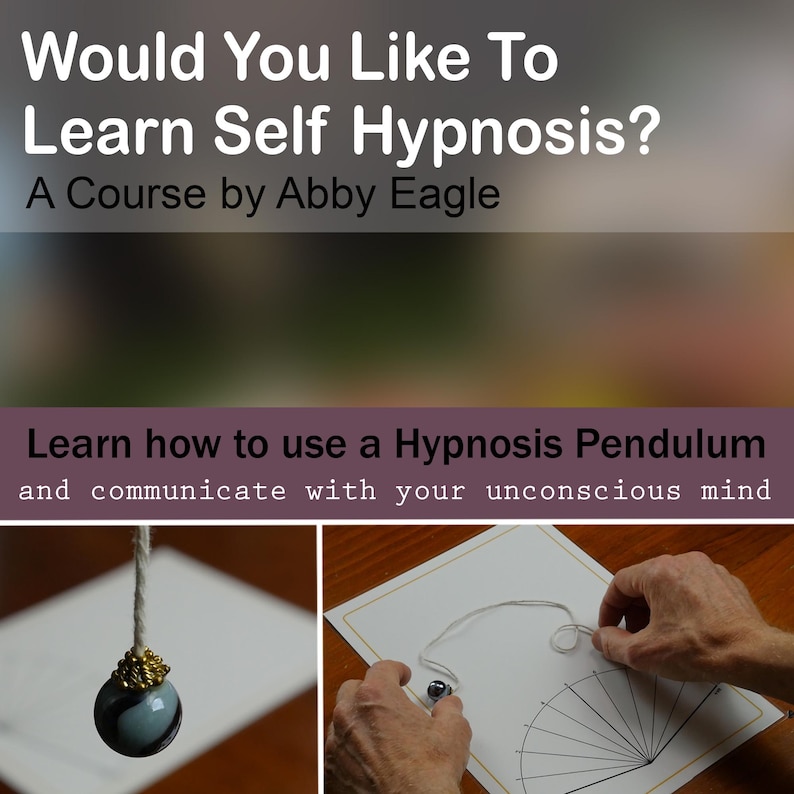 How to Use A Hypnosis Pendulum - Elicit Ideomotor Signals - Power of ...