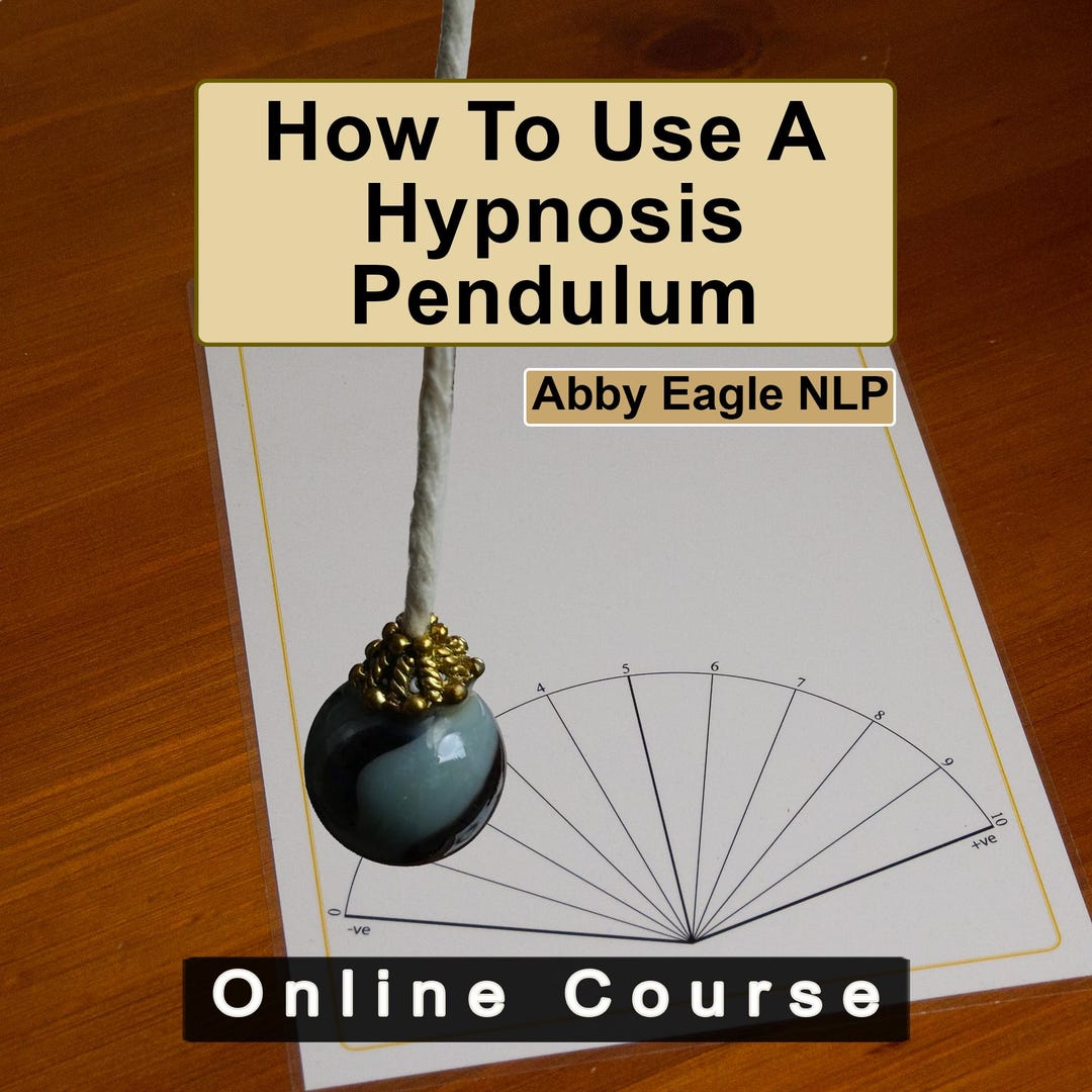 How to Use A Hypnosis Pendulum and Elicit Ideomotor Signals - Etsy UK