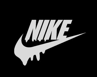 Dripping Nike Logo Drawing