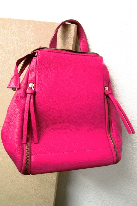 soft leather rucksack backpack bag