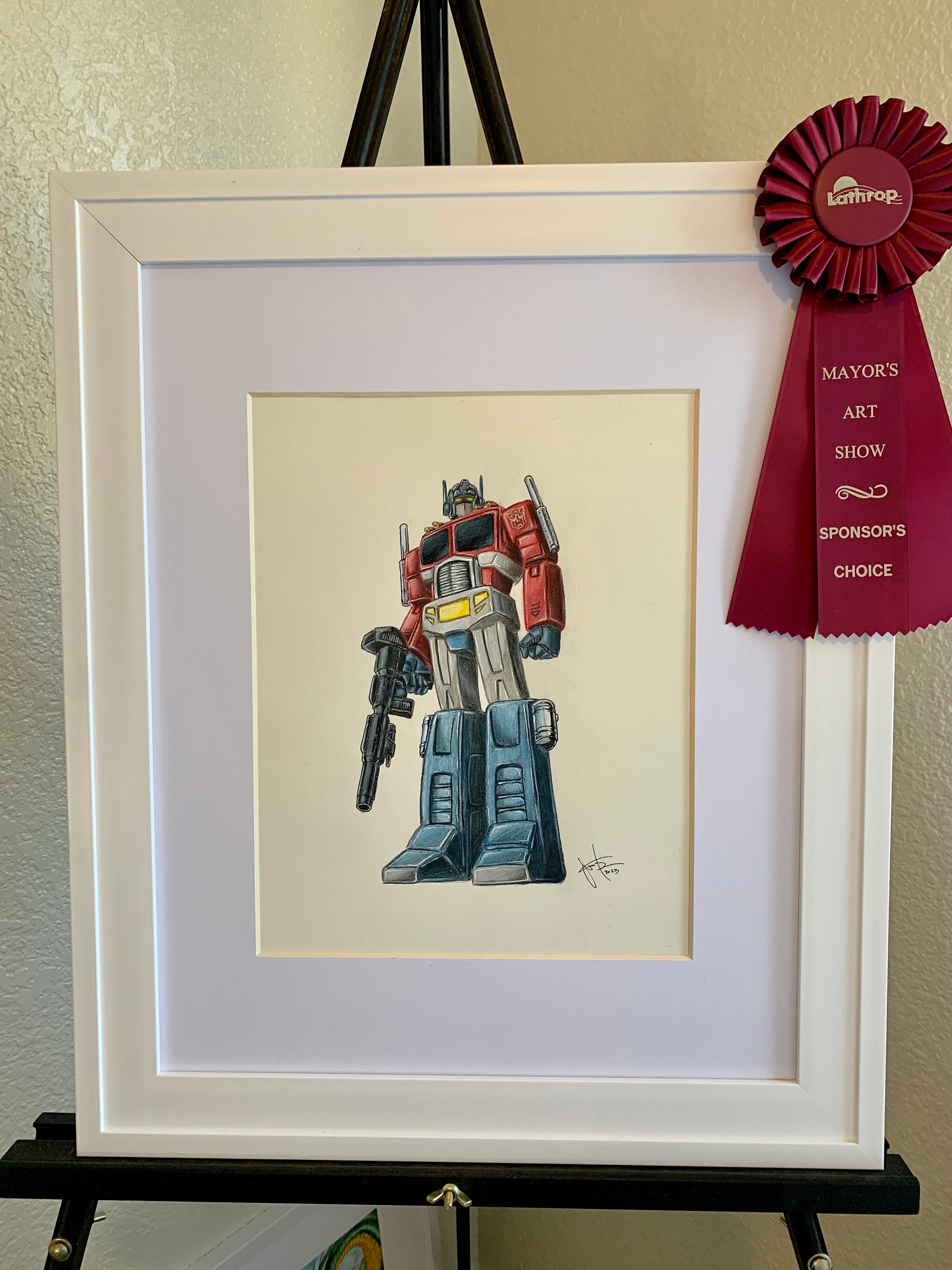 Optimus Prime Original Transformers Art by Poncieartwork (2023) - Etsy