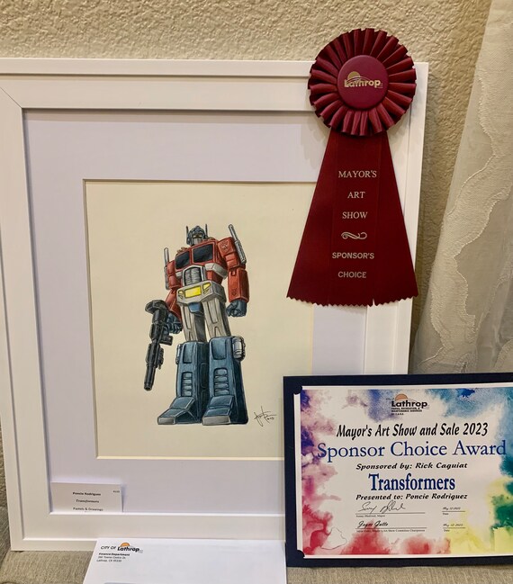 Optimus Prime Original Transformers Art by Poncieartwork (2023) - Etsy