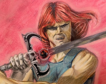 Illustrazione originale di Lion-O Thundercats (2018)