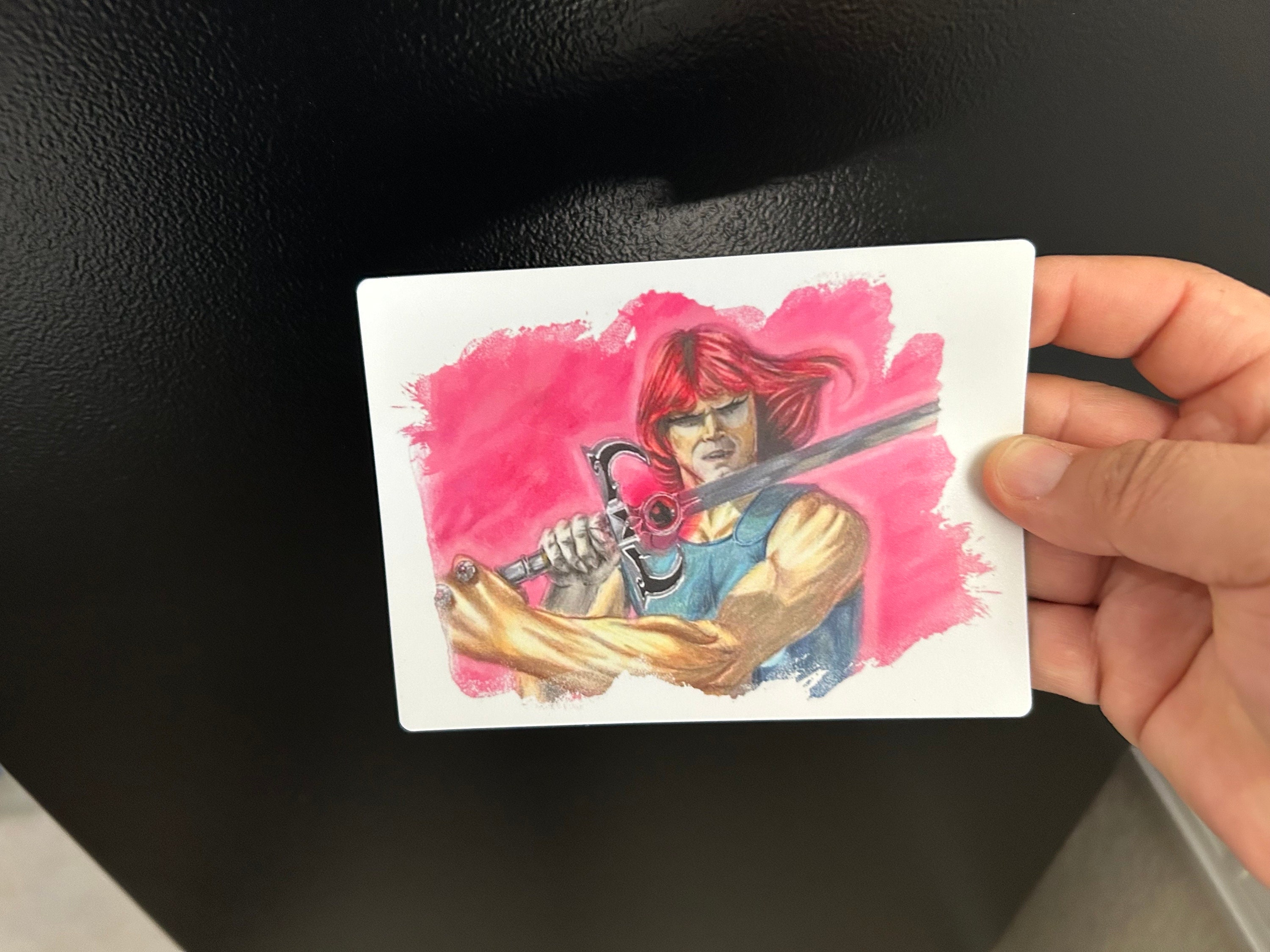 ライオン・オー・サンダーキャッツ ファンアート マグネット 直筆