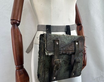 Sac post-apocaliptique - Wasteland Warrior - BAG - bottes de motos - dystopie - tenue de festival - cyberpunk - GN