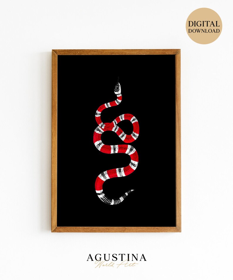 gucci snake painting