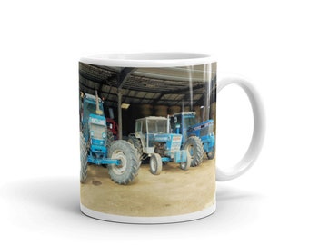 Classic Ford tractor mug