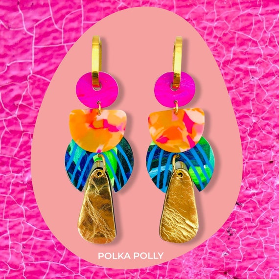 Polka polly earrings deals