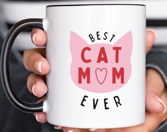 Cat Mug, Cat Gifts, Best Cat Mom Ever Mug, Cat Lover Gifts, Gift for Cat Mom