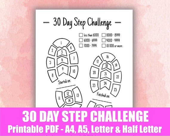 30-day-step-challenge-printable-track-steps-walking-log-etsy