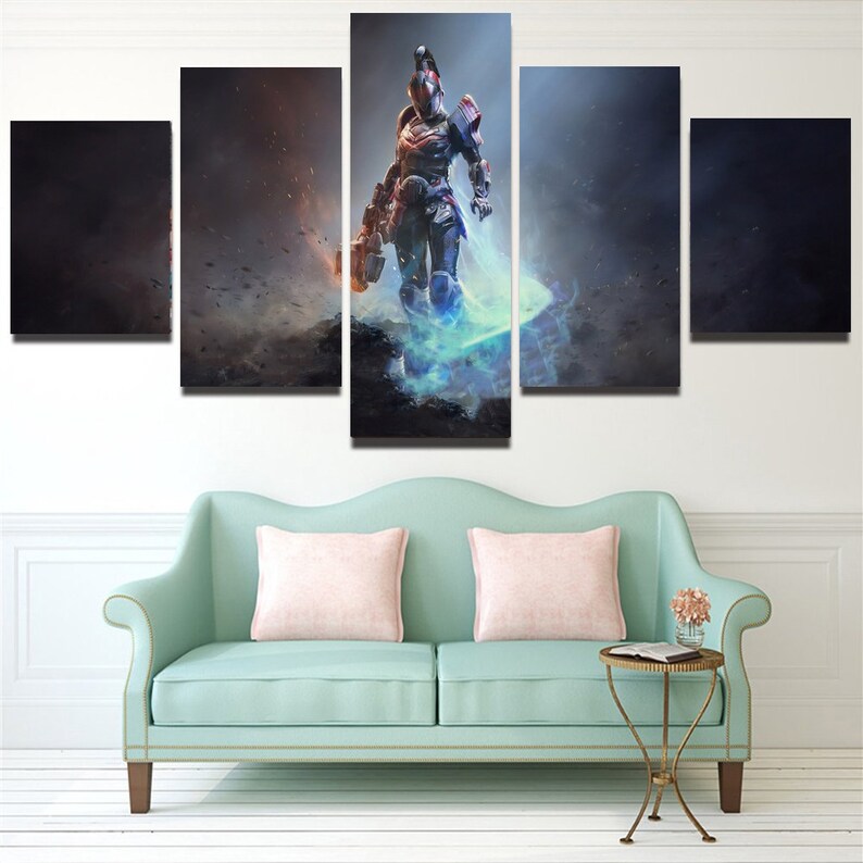 Home Decor Posters Prints Framed Leo Messi Football Living Legend 5 Piece Canvas Print Wall Art Decor Home Garden Vibranthns Lk