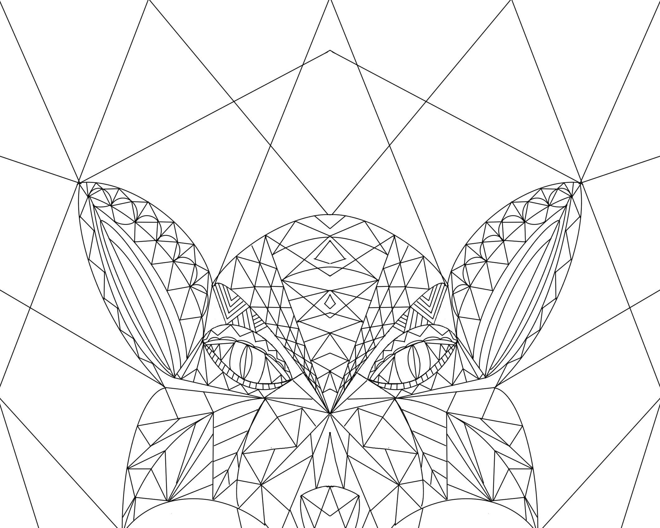 Coloring Page. Coloring Page for Adults and Children. Instant Download