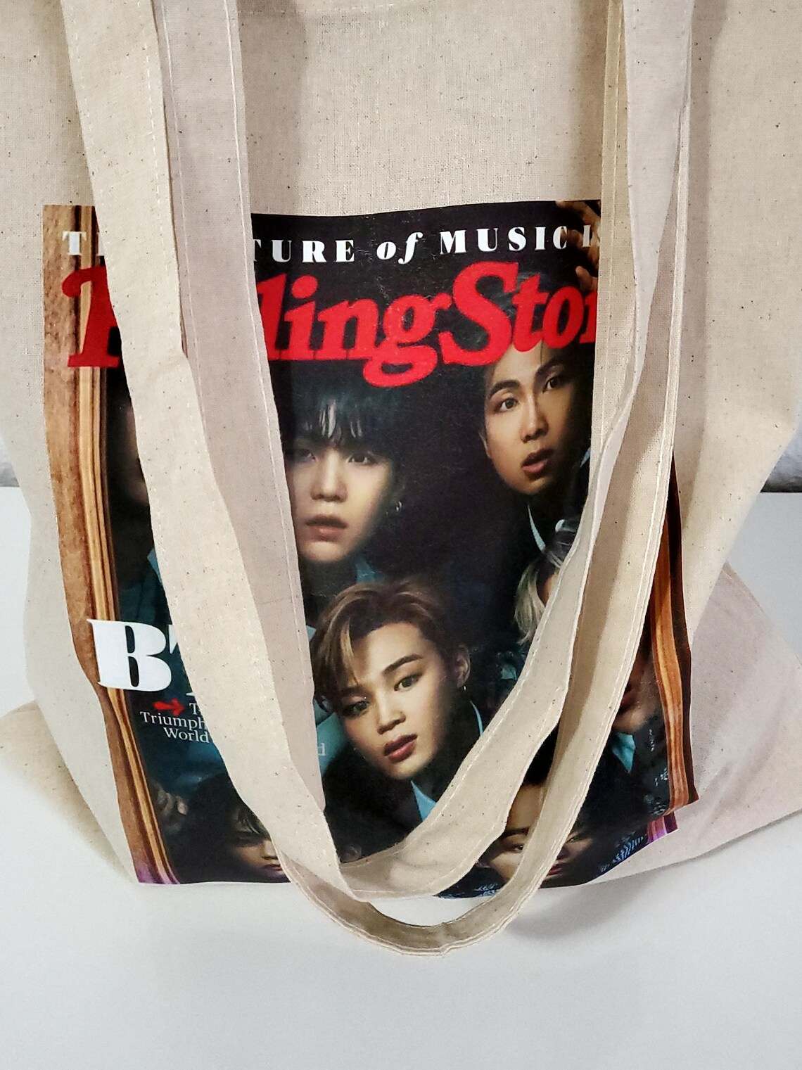 Tote bag de tela Bts. Bolsa de tela multiusos bts. | Etsy