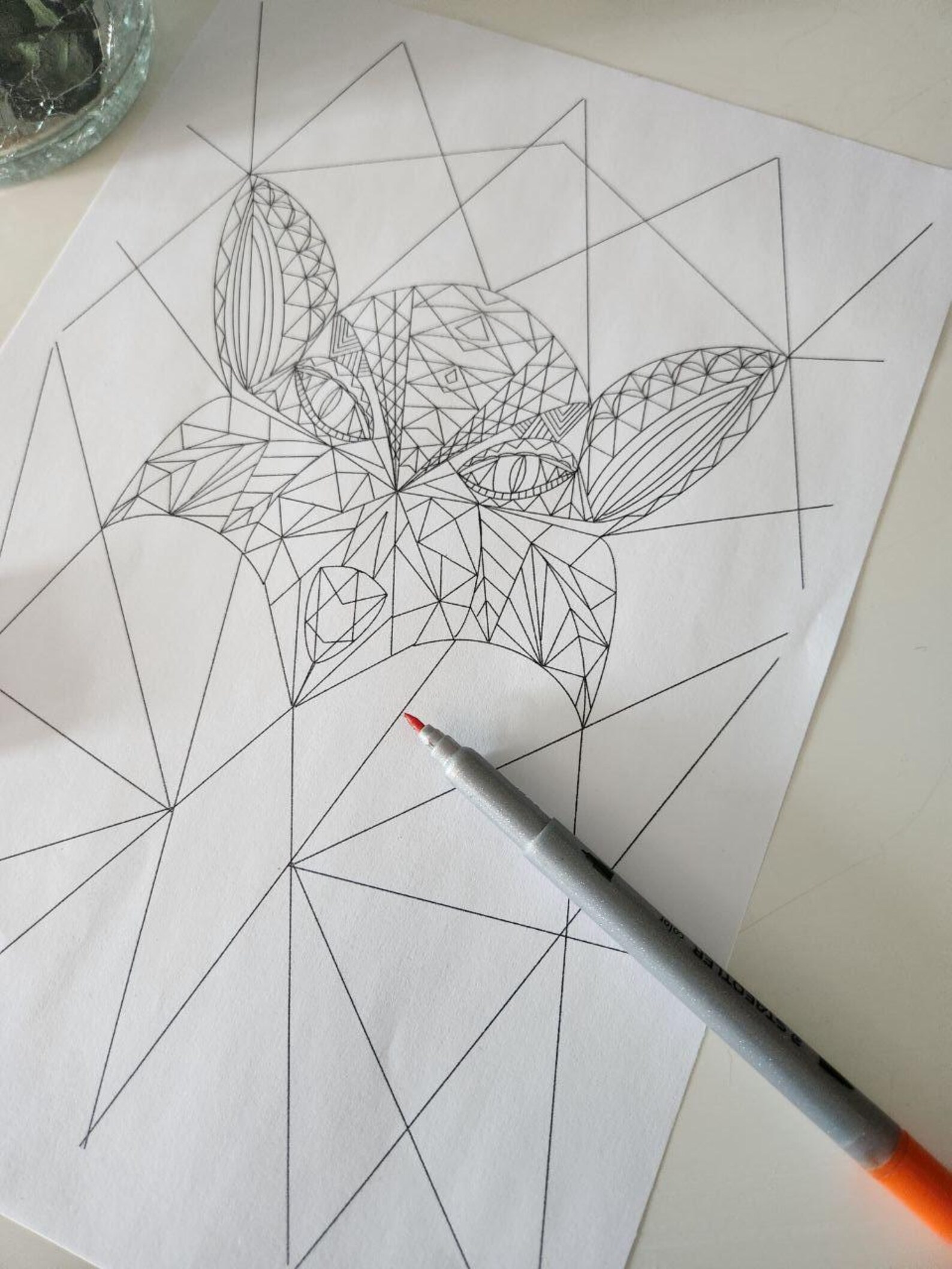 Coloring Page. Coloring Page for Adults and Children. Instant Download