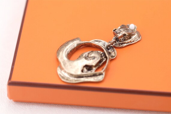 Boucles d/'Oreilles Clips Pendante Goutte Rouge Vintage Soirée Mariage Cadeau J4