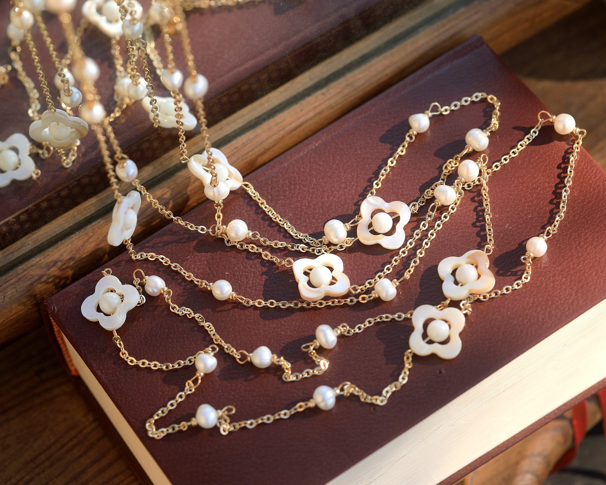 Camellia Beaded Necklace