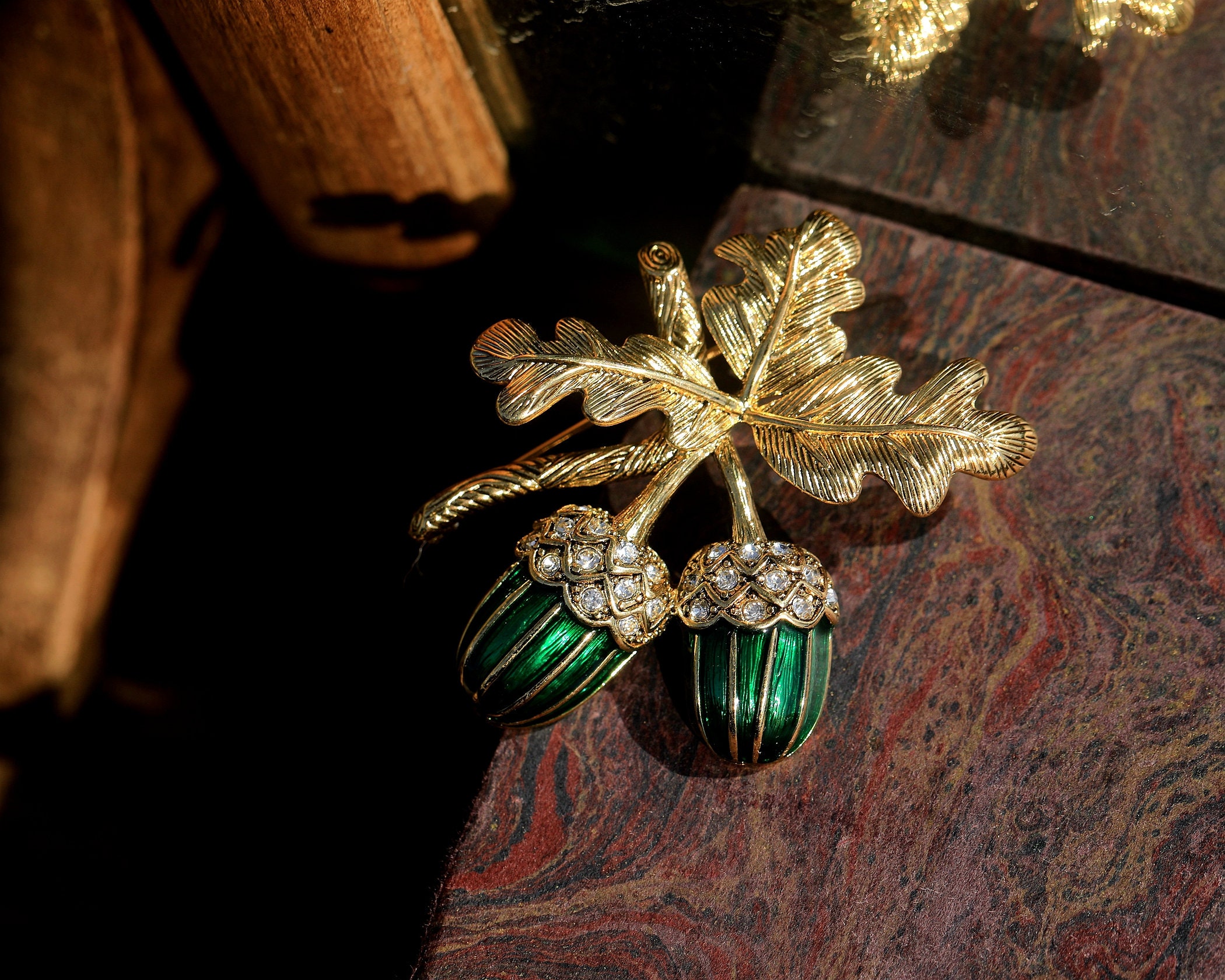 24K Gold Dipped Aspen Leaf Necklace