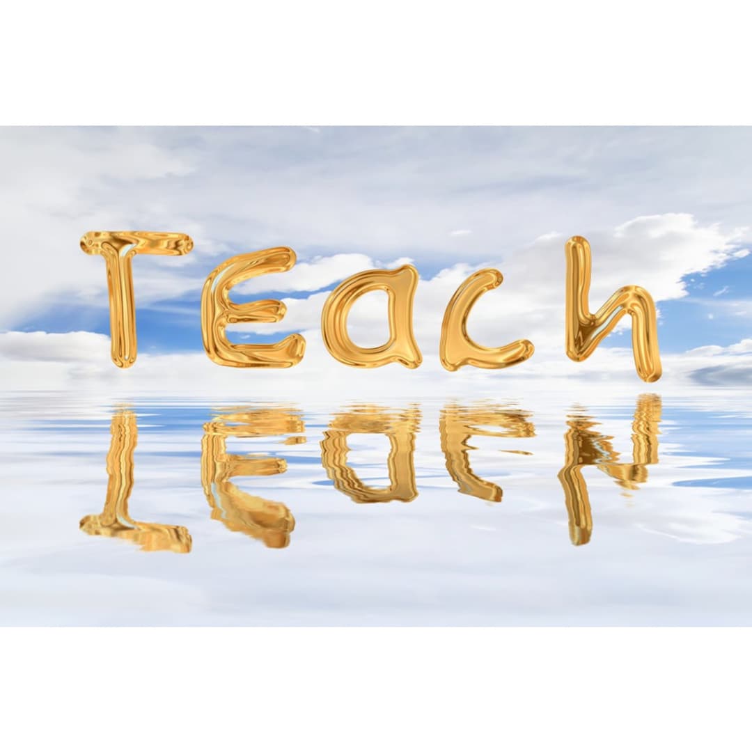 Teach-learn Ambigram. for Teachers and Students. Professional Quality ...