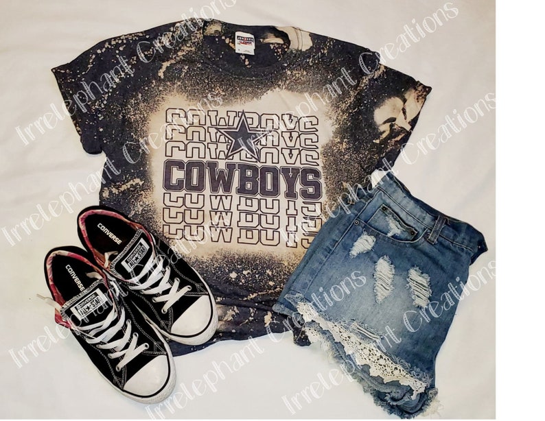 bleached cowboys shirt