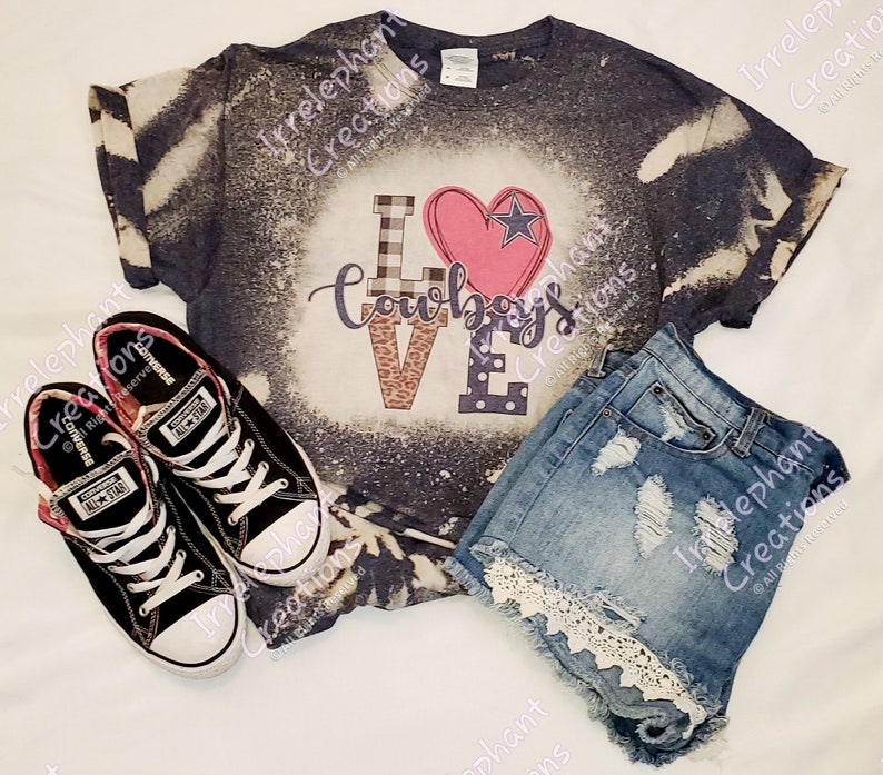 bleached cowboys shirt