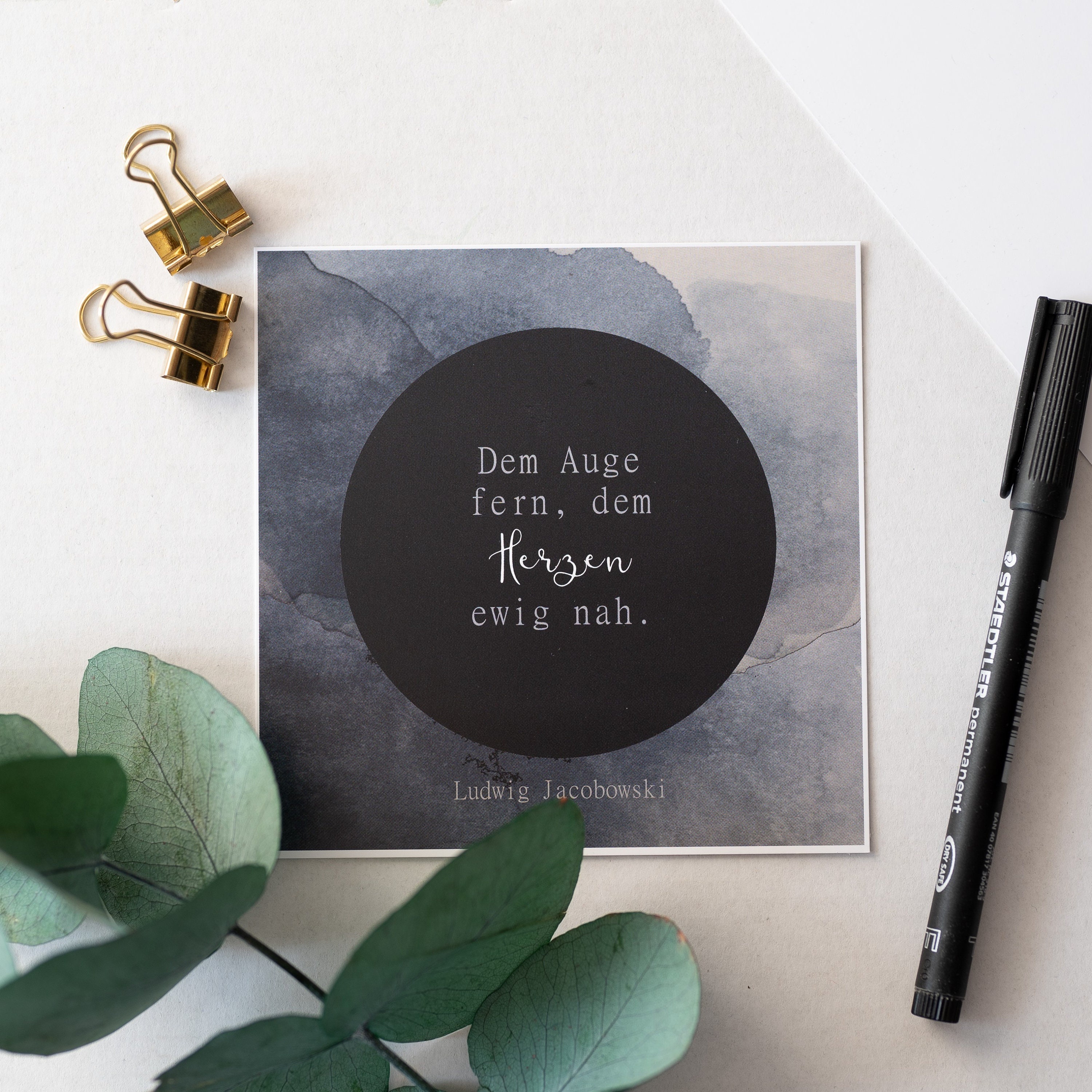 Dem Auge Fern Dem Herzen Ewig Nah