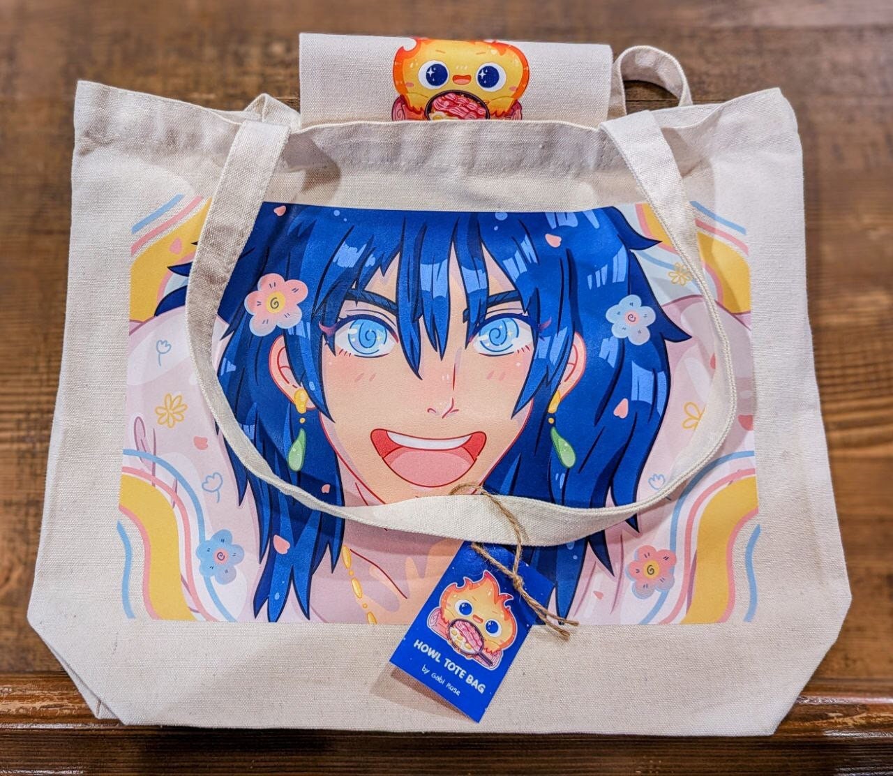 ECOSTHETIC Eco Friendly Anime Design Tote Bag