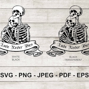 Skeleton Lovers Vector Graphics, svg, png, jpg, pdf & eps files.