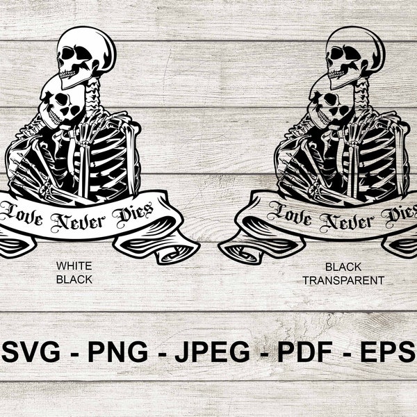 Skeleton Lovers Vector Graphics, svg, png, jpg, pdf & eps files.