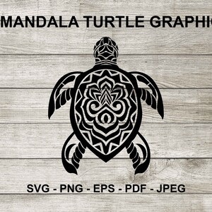 Mandala, Tribal Turtle Graphic, svg, png, eps, cricut
