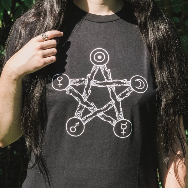 Pentagram T Shirt - Etsy