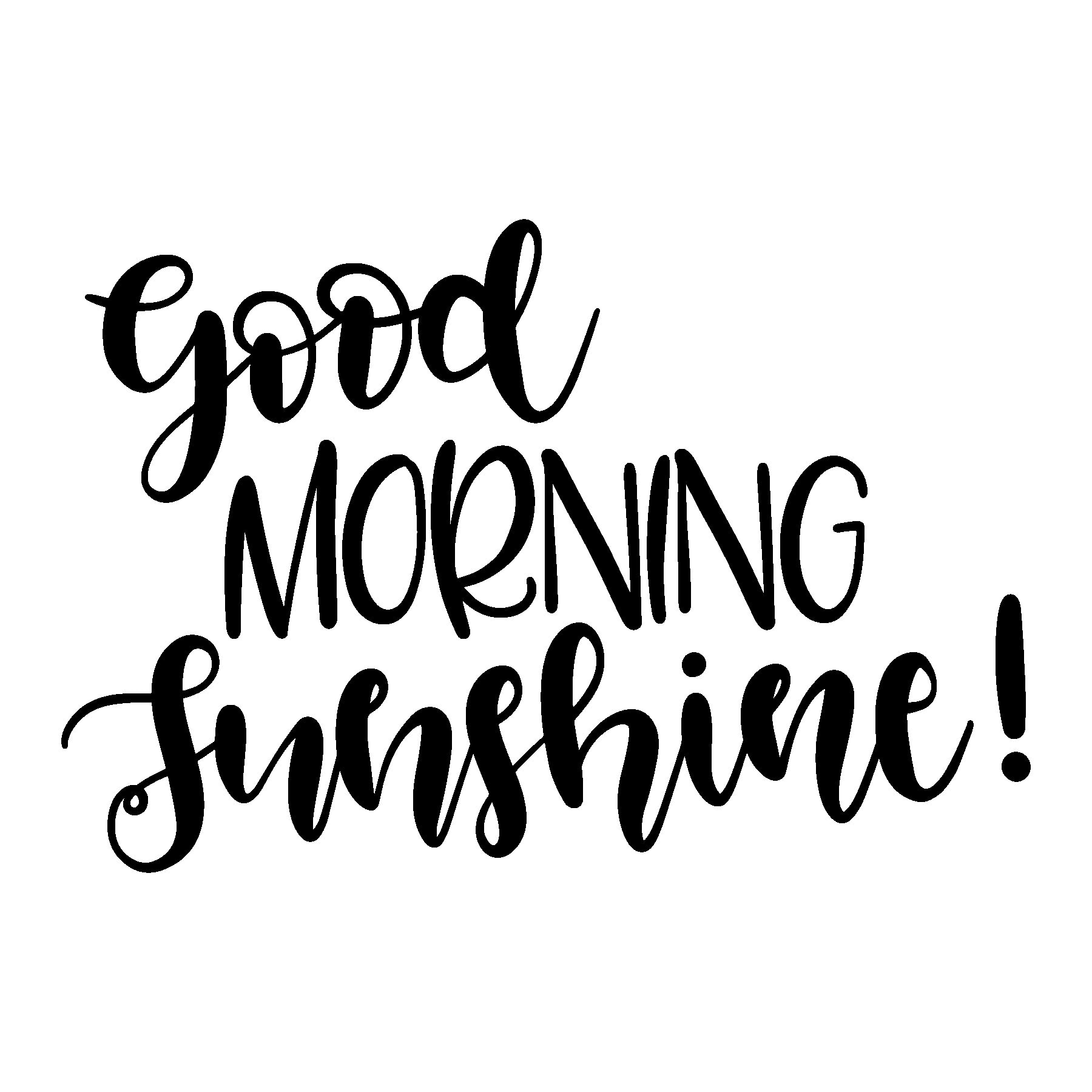 Good morning sunshine digital download Svg png download | Etsy