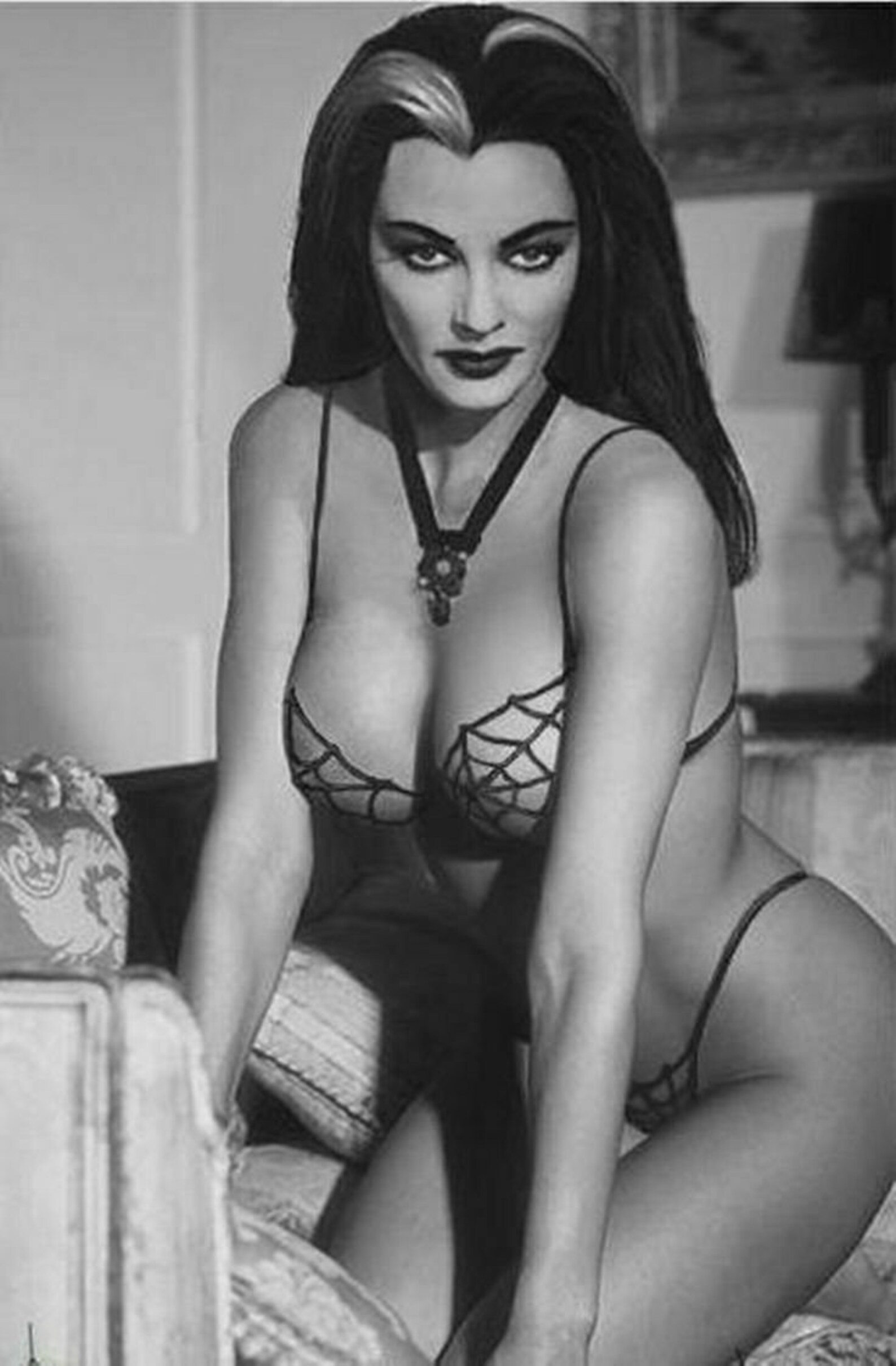 Yvonne De Carlo With Cobweb Underwear 8x10 Picture Celebrity Etsy