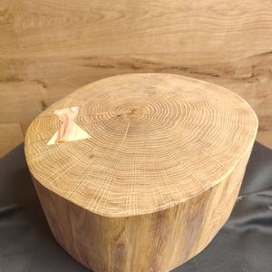 Tabla de cortar de doble cara, bloque de carnicero. Roble macizo con caja decorativa de madera.
