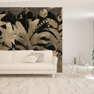 Jungle Wallpaper Mural: Peel and Stick Wall Covering
