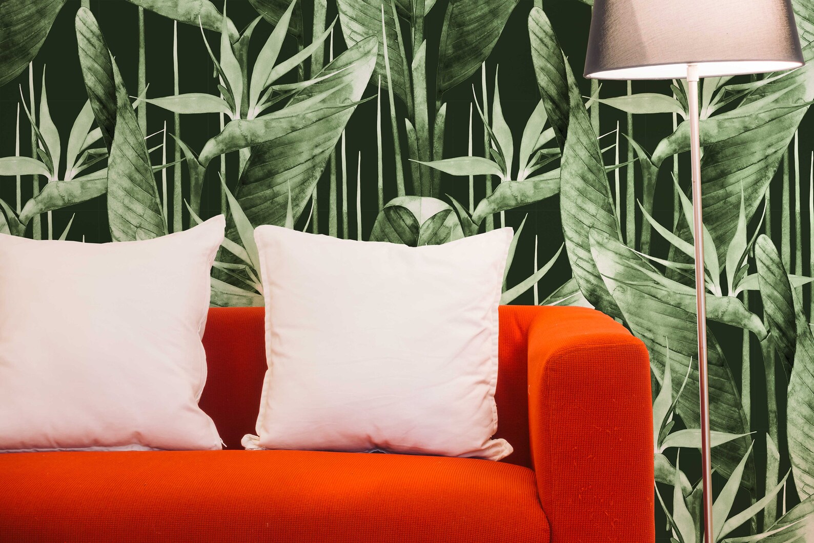 Dark Jungle Removable Wallpaper Selfadhesive Temporary Etsy