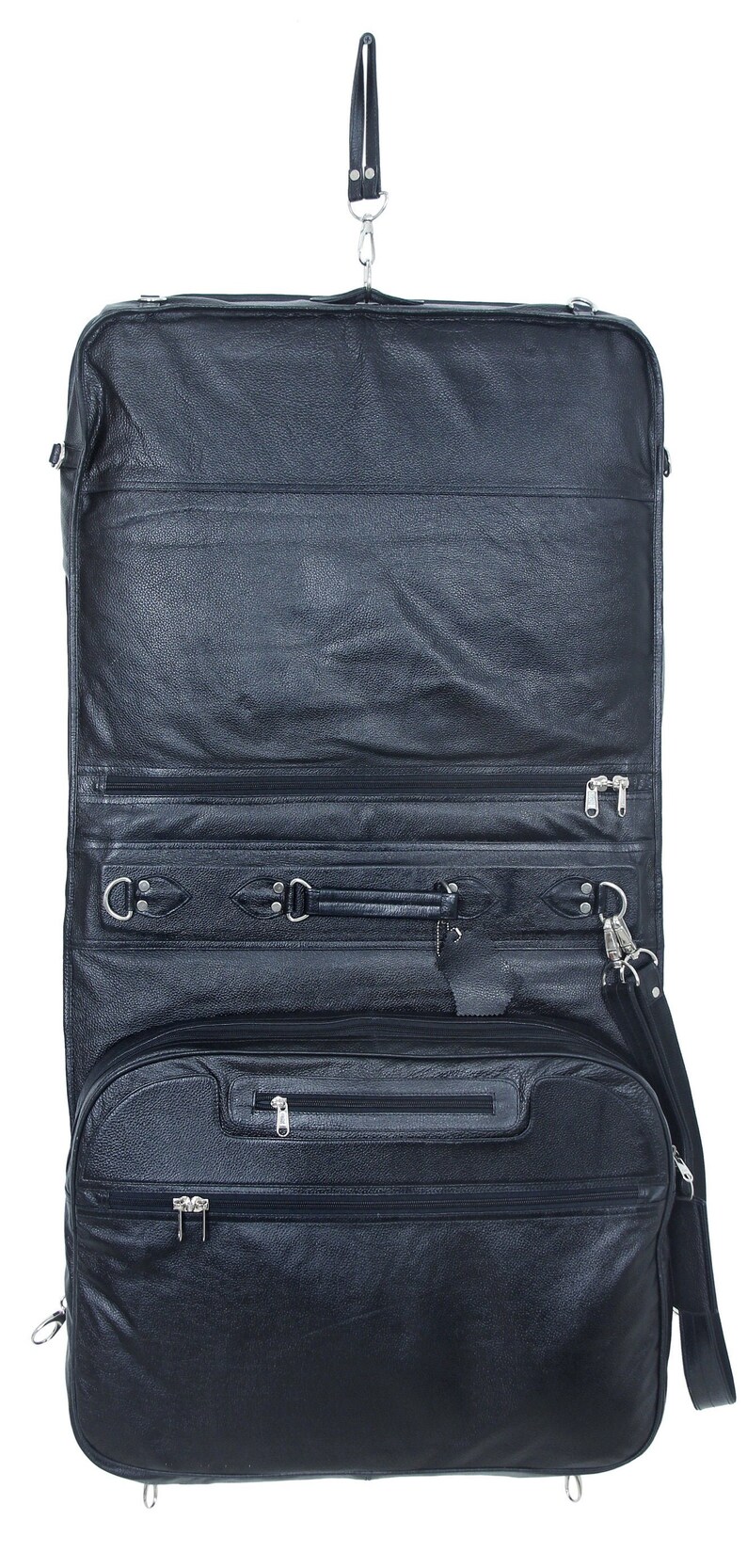 Goalwinners Pure 100 Leather Men's Suit Carrier Garment Etsy