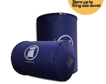Hoesh Breathable Duvet Bedding Storage Bag Zip Handle Single Double Storage Bags 