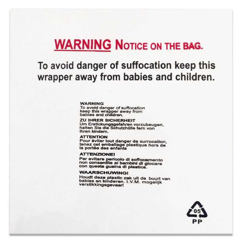 Clear Cellophane Garment Cello Bags Display Self Adhesive Peel Seal