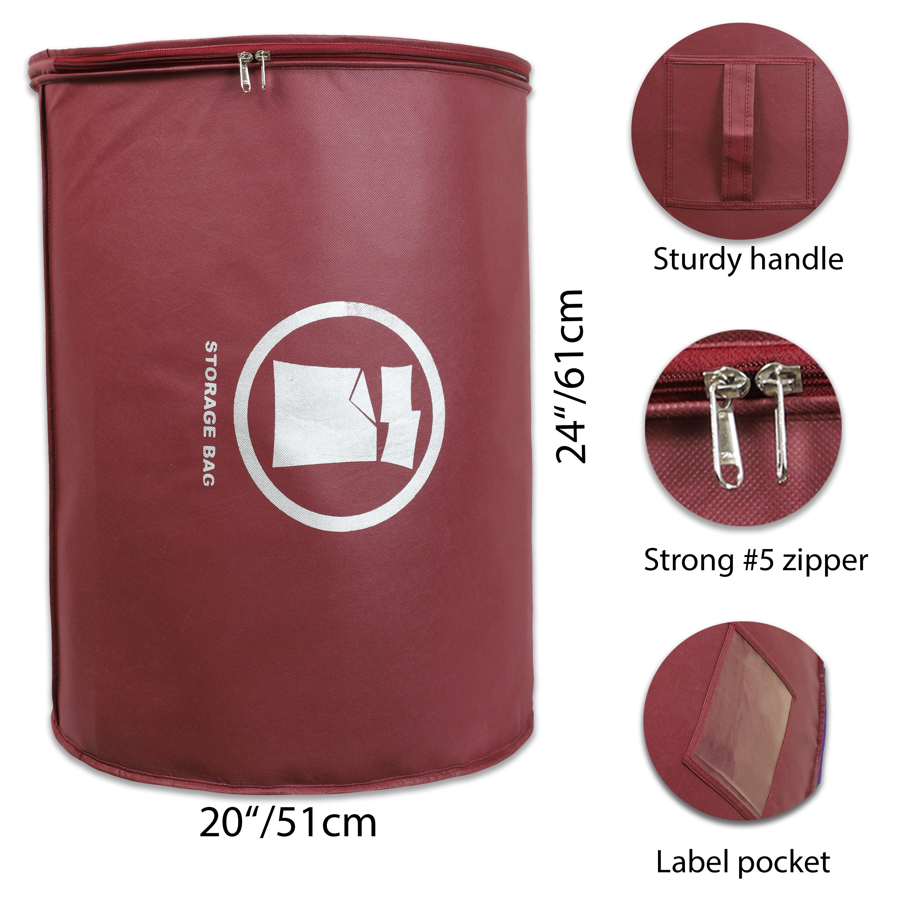 Goal Winners Breathable Duvet Bedding Storage Bag Zip Handle