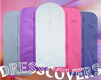 54" Dress Cover Protection Breathable Suit Coat Bag with Zipper - Moth & Dust Proof Foldable Travel Friendly Clothes Garment Storage Bags UK