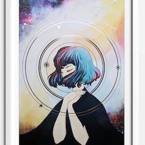 Gris 11x17 Foliengestempeltes Poster